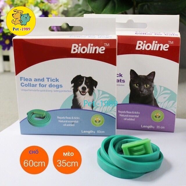 Vòng chống rận chó mèo Bioline