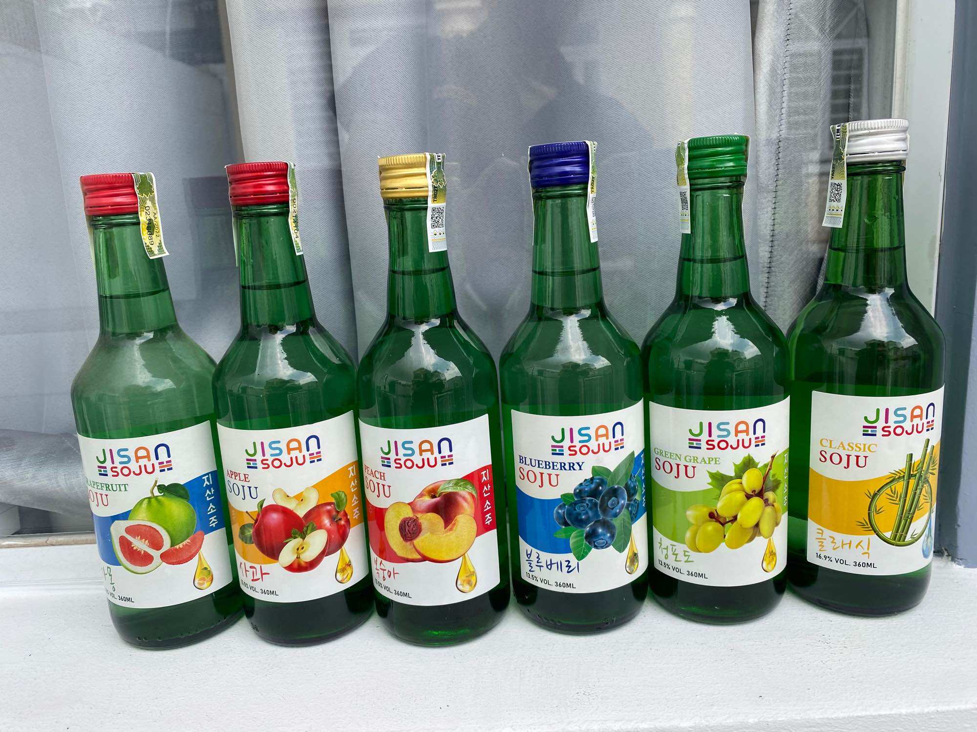 Thùng x 20 Chai Sô chu Soju JISAN 360ml