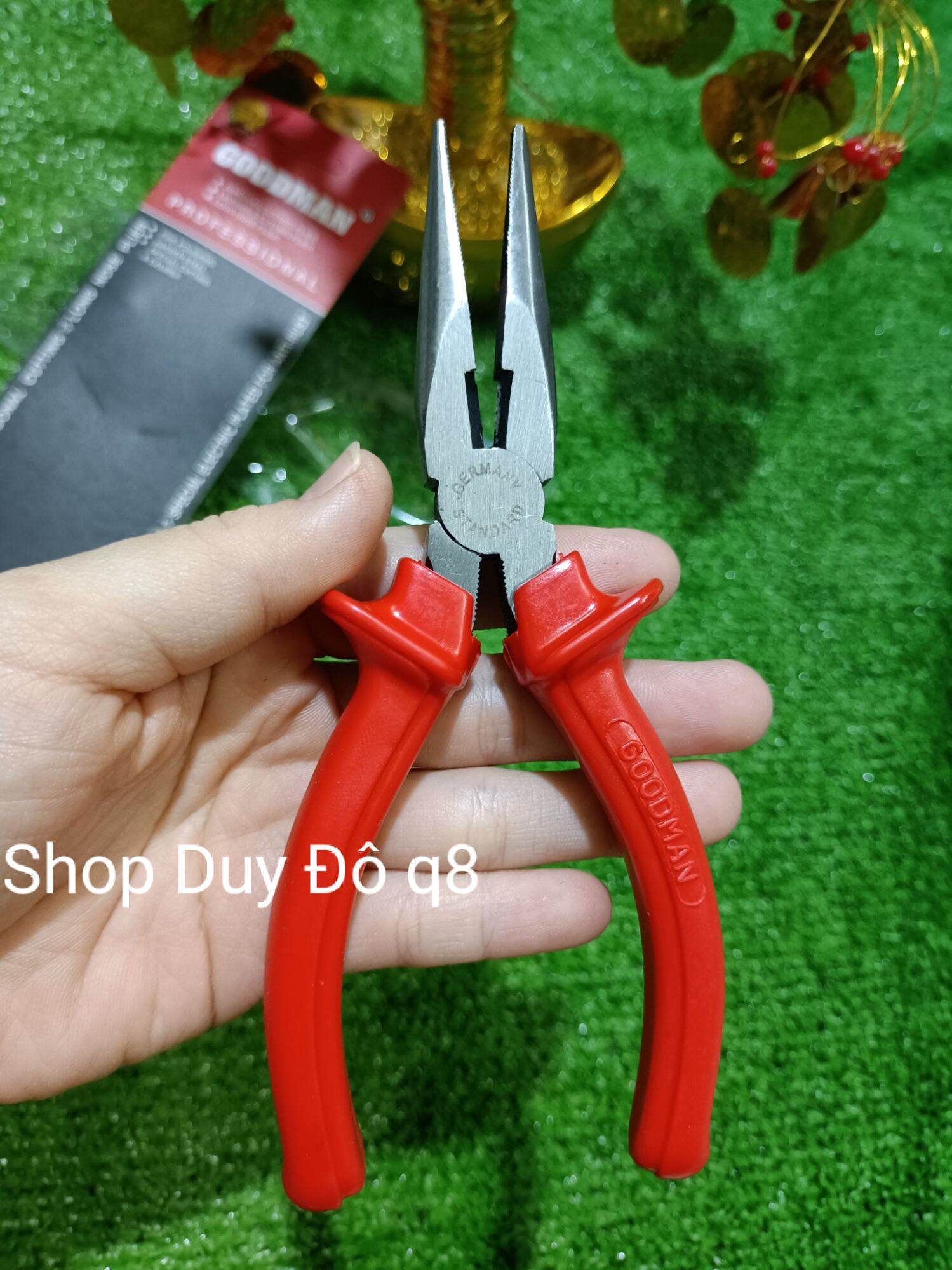 Kìm 6 inch nhọn điện cắt hiệu goodman