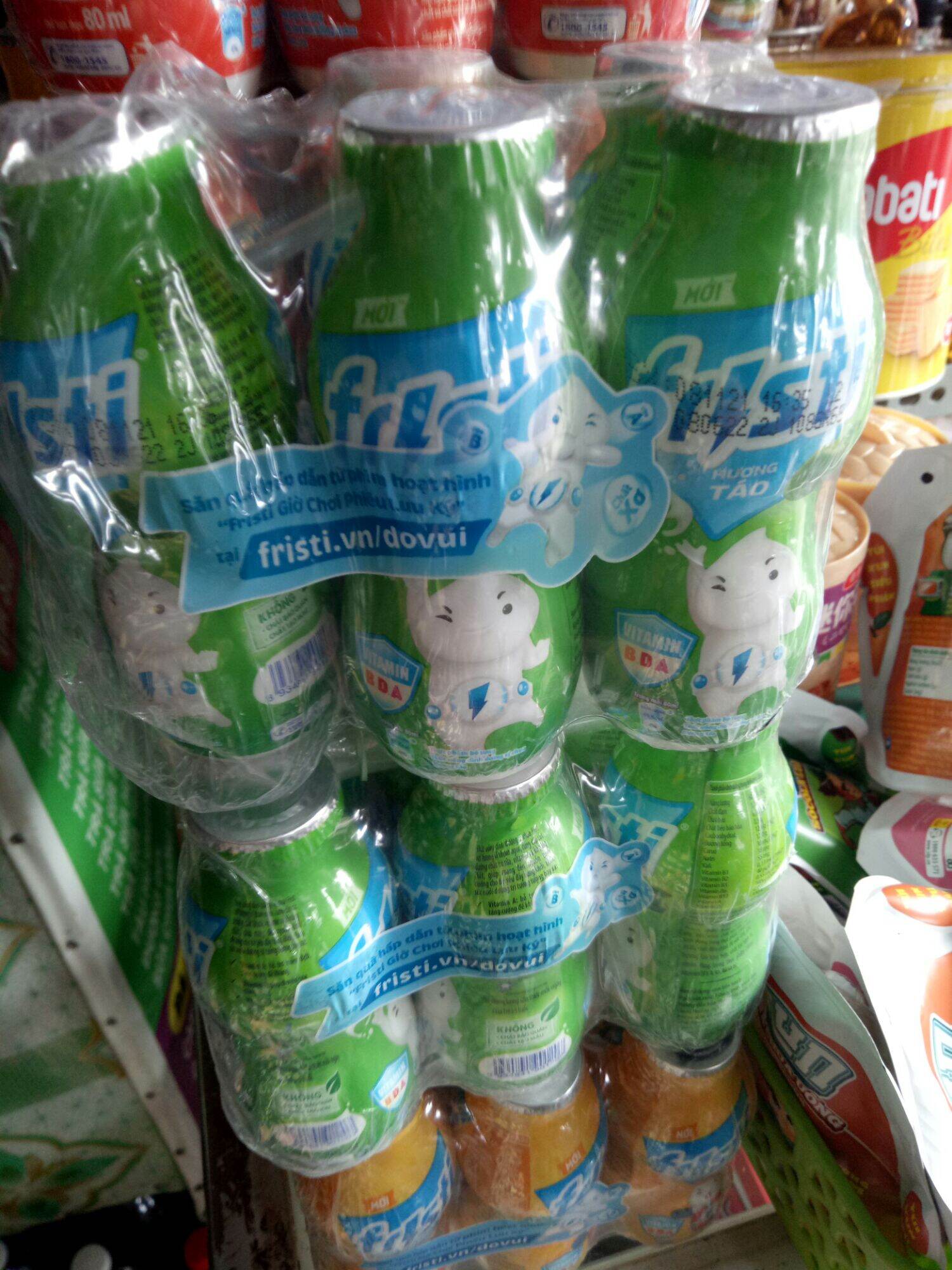 1 lóc sữa trái cây  firsti 6*80ml (dinh dưỡng cho bé)