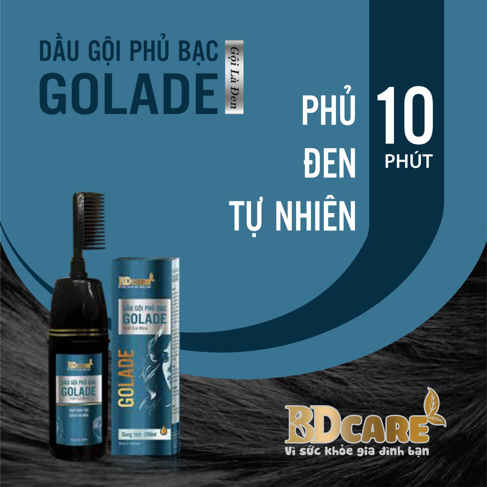Dầu gội Phủ bạc GOLADE 200ML