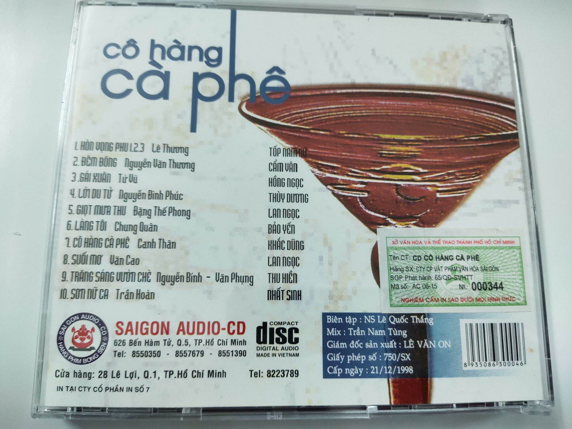 CD - Cô hàng cà phê - màu thời gian 3
