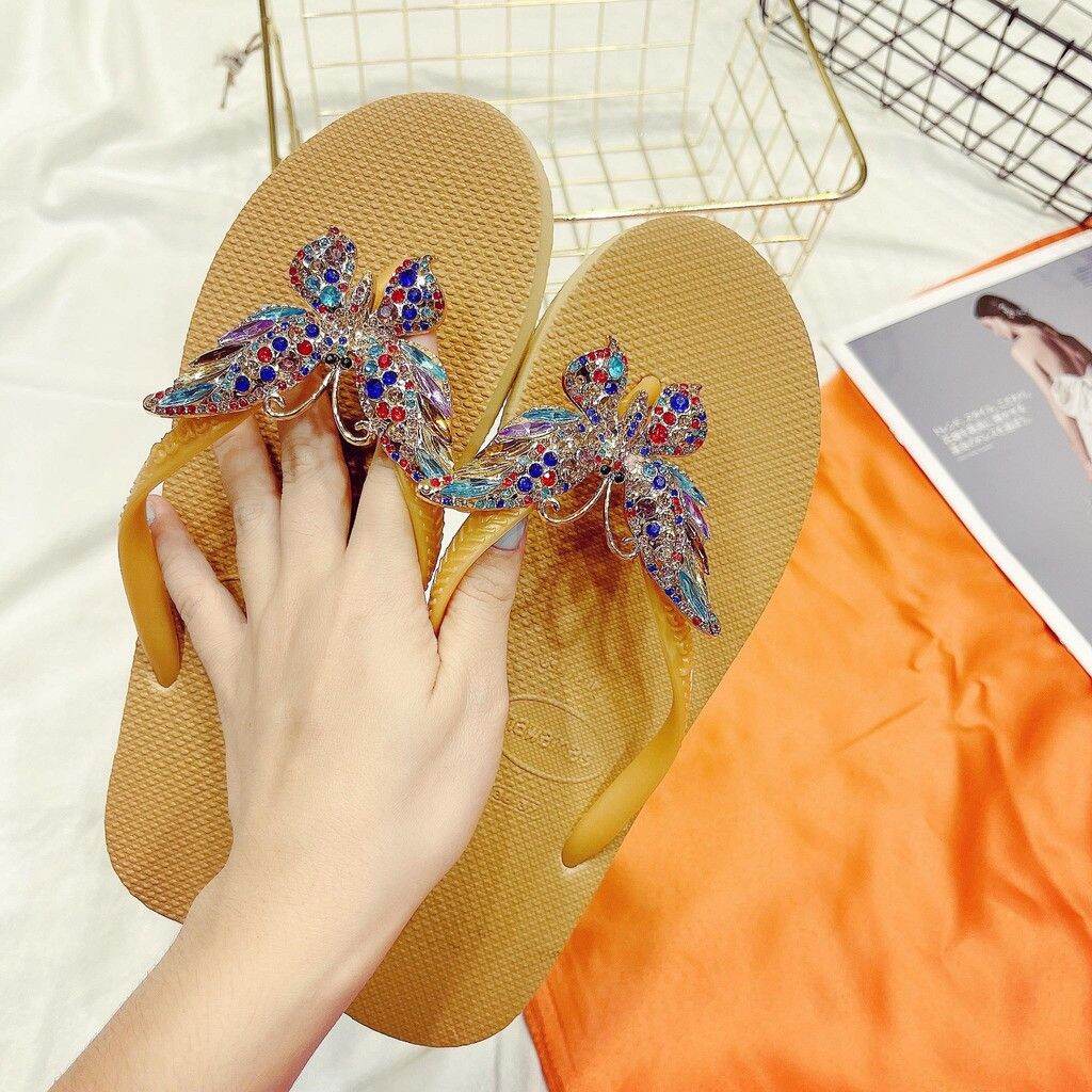 dép kẹp nữ khóa nơ bướm mẫu mới