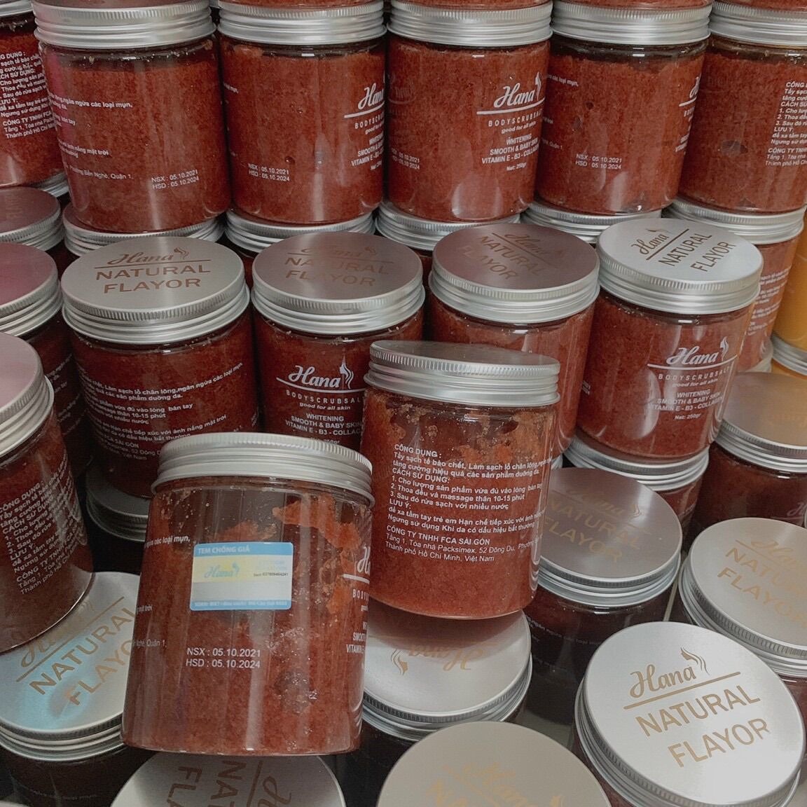 Lẻ hộp 500g muối dẻo tẩy da chết cà phê