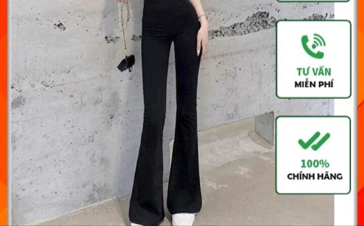Quần legging nữ ống loe Co giãn bốn chiều