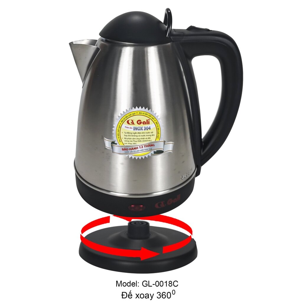 Ấm đun siêu tốc Gali GL-0018C 1,8 lít