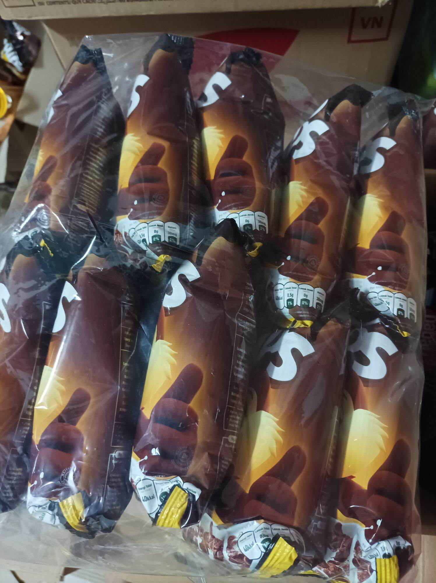Lốc 10 gói snack Nabati simba vị socola