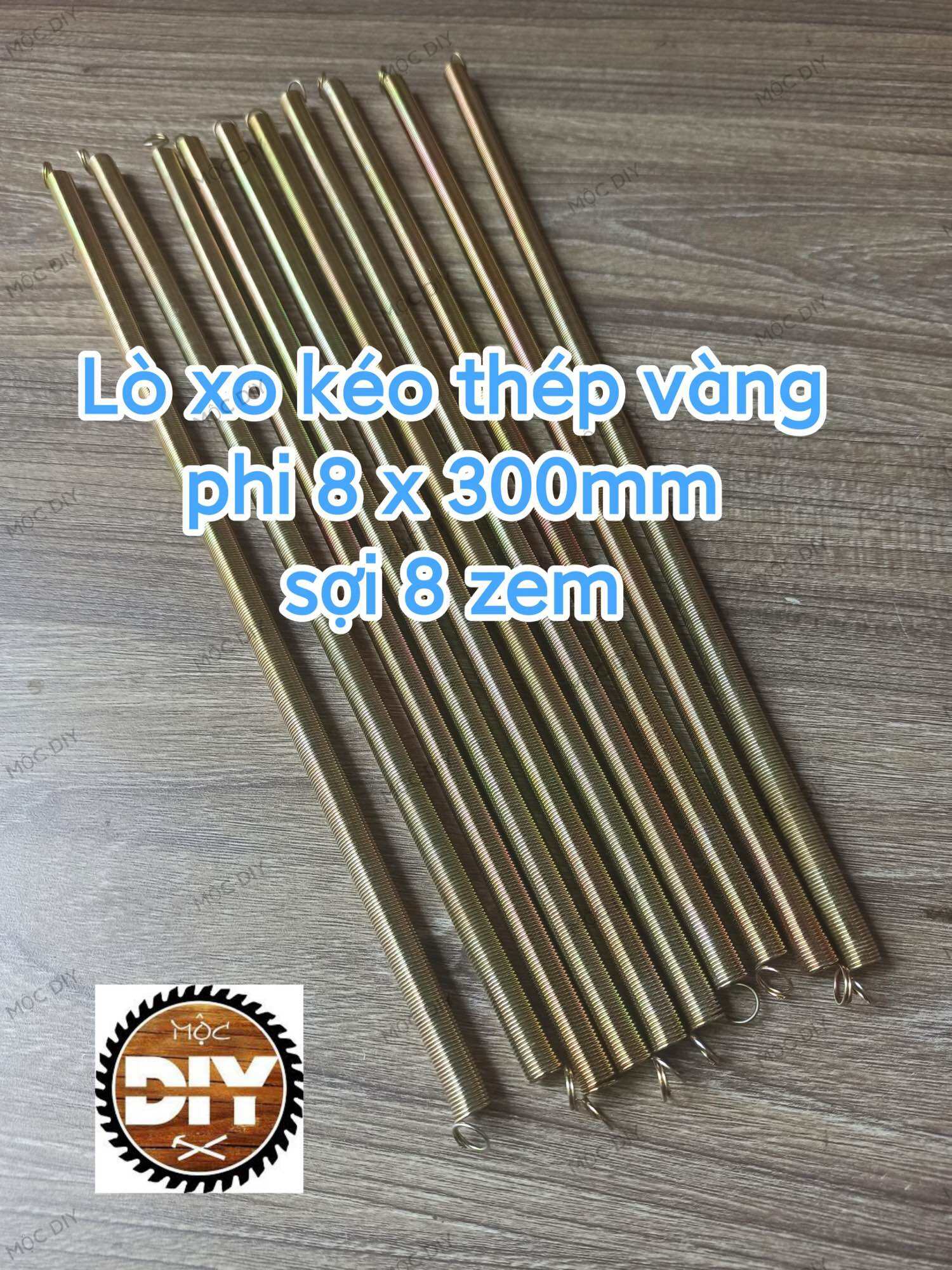 Lò xo kéo phi 8 dài 30cm sợi 8zem