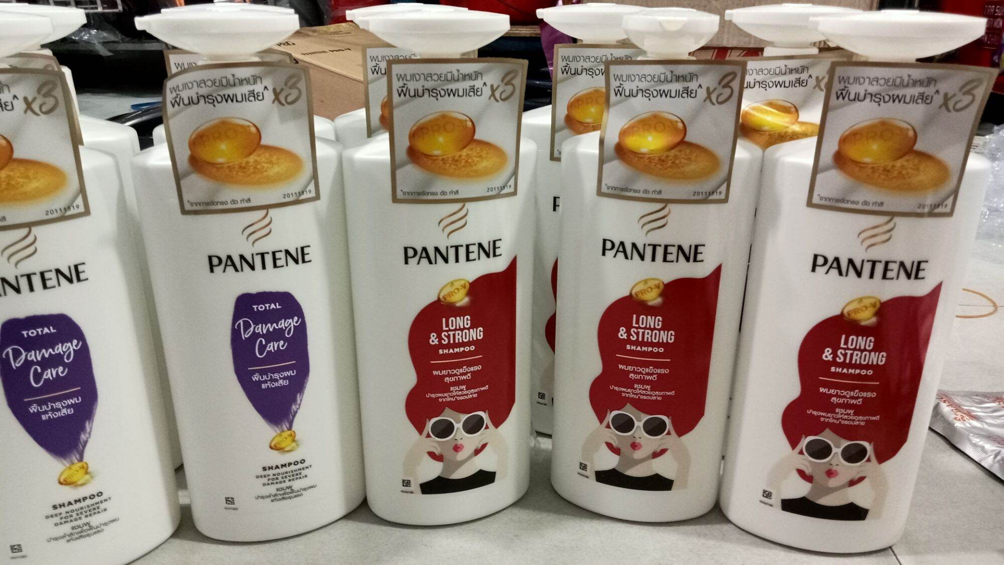 Dầu gội và xả Panten Thái chai 380ml