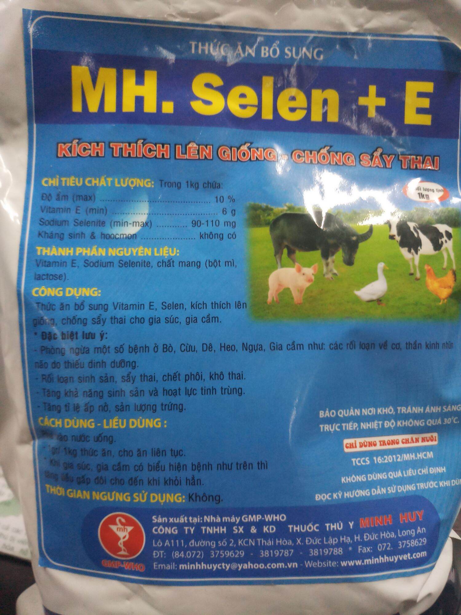 MH Selen E 1kg kích thích lên giống, chống sẩy thai