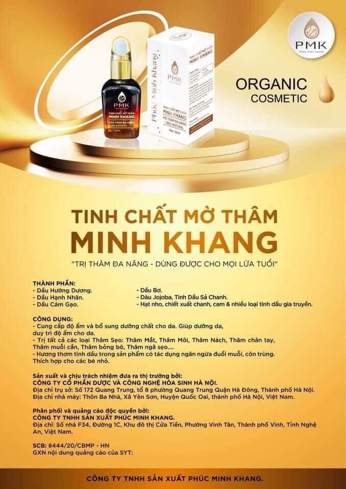 Tinh chất mờ thâm Minh Khang