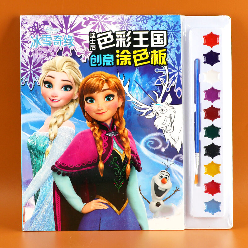 Sách tô màu disney kỳ duyên băng tuyết sổ vẽ tranh trẻ em sổ vẽ tranh tô màu công chúa elsa tô màu tranh vẽ màu nước