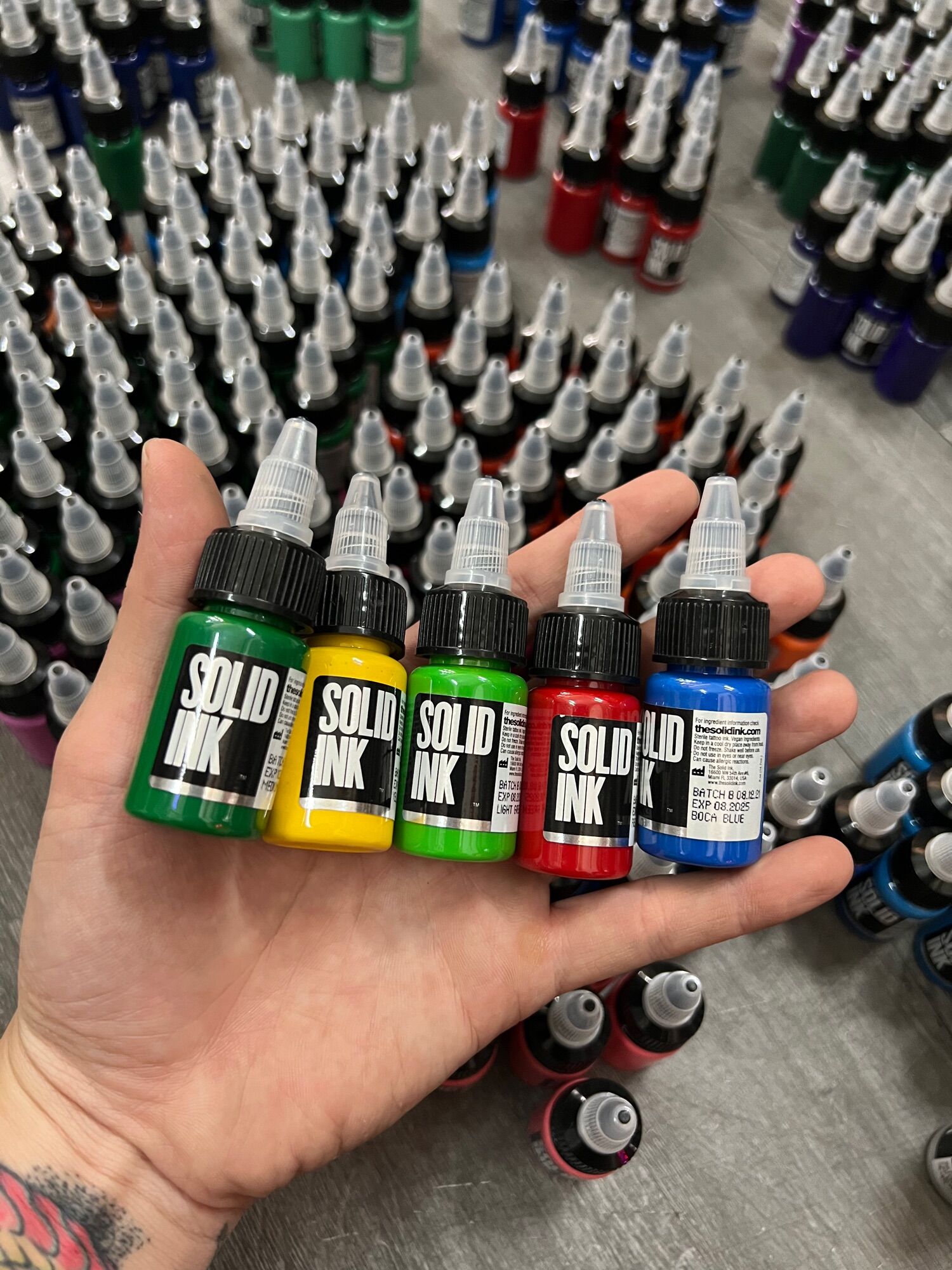 Mực xăm solid chính hãng 15ml