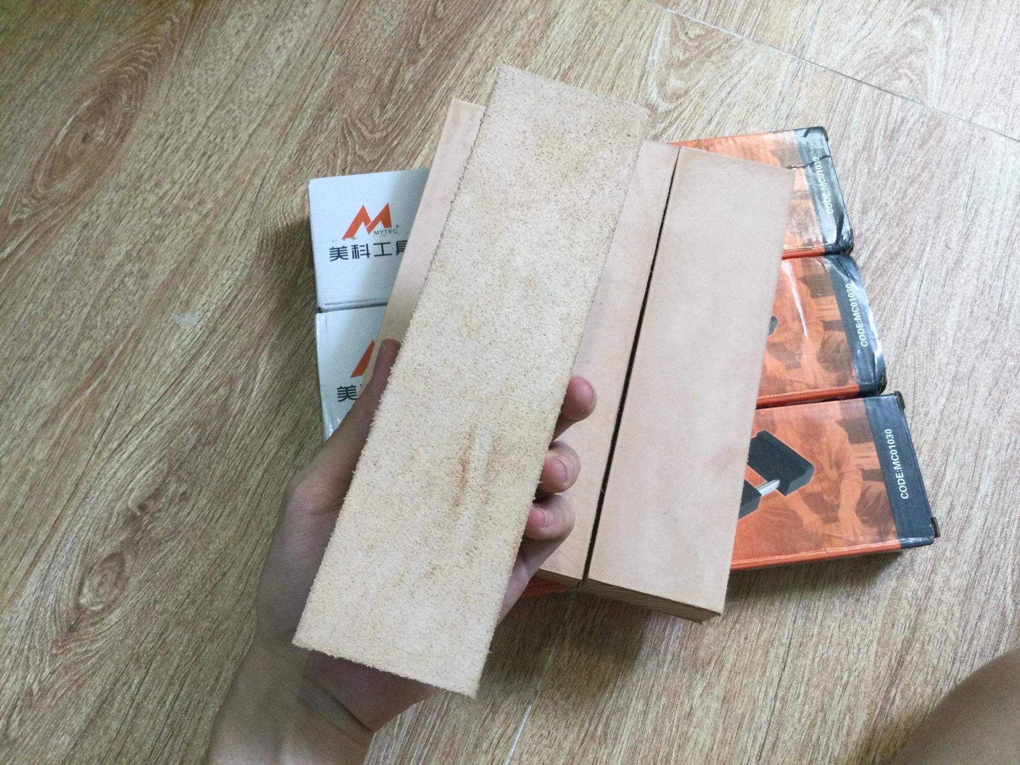 Liếc dao 2 mặt bằng da bò