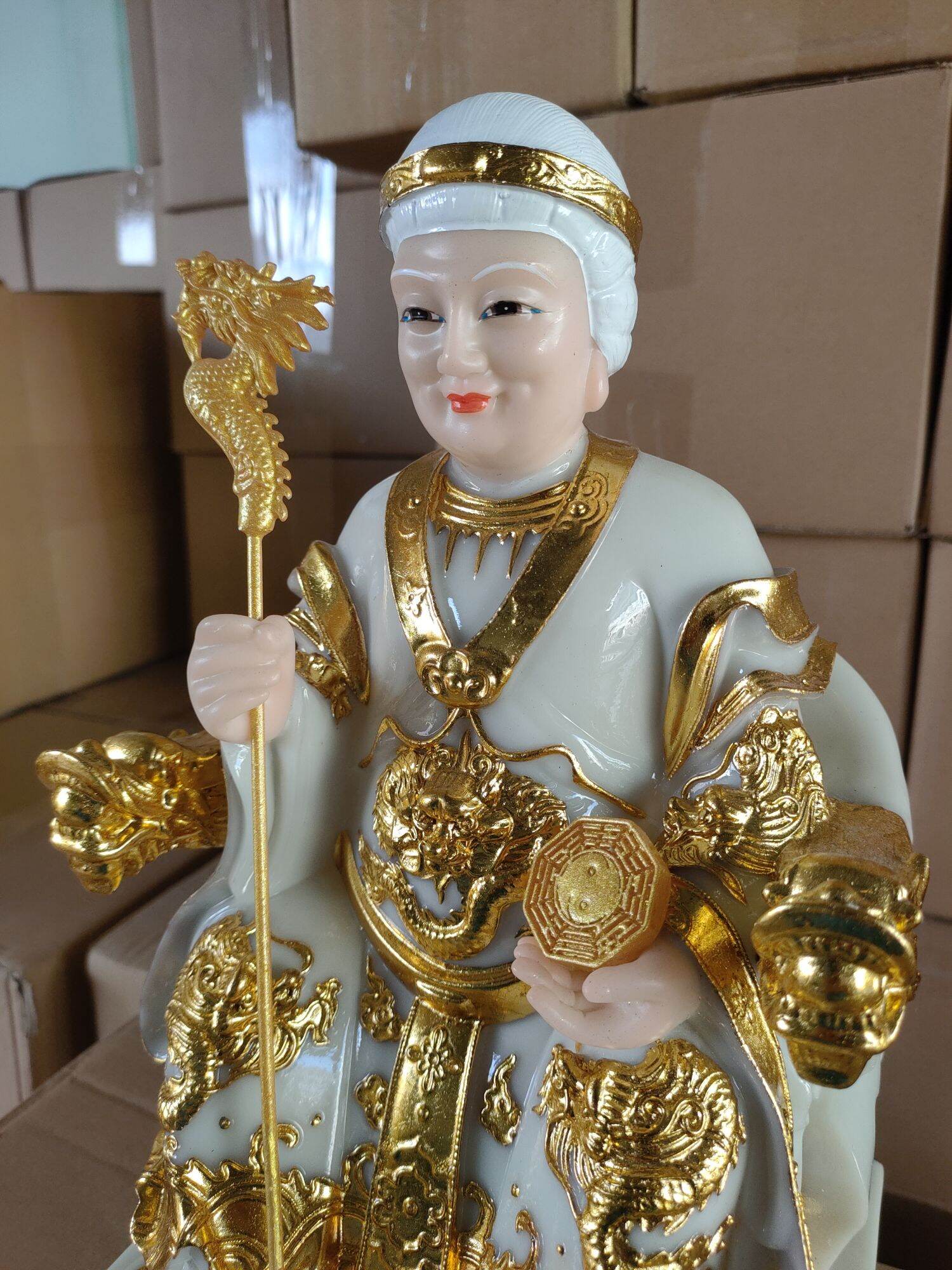 Tượng Bà Cố Hỷ cao 30cm