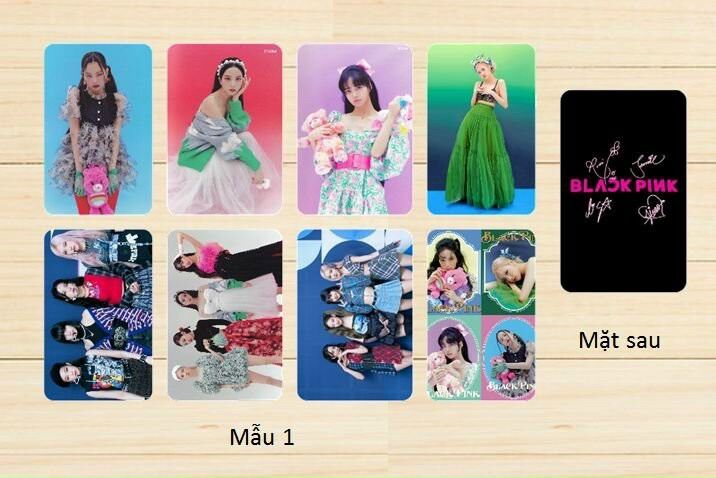 Set 8 tấm bo góc Black Pink