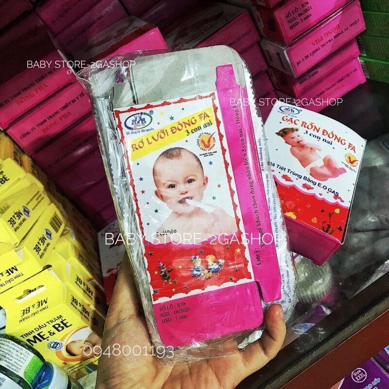 Rơ lưỡi trẻ em Đông Pha (Sét 50 chiếc)