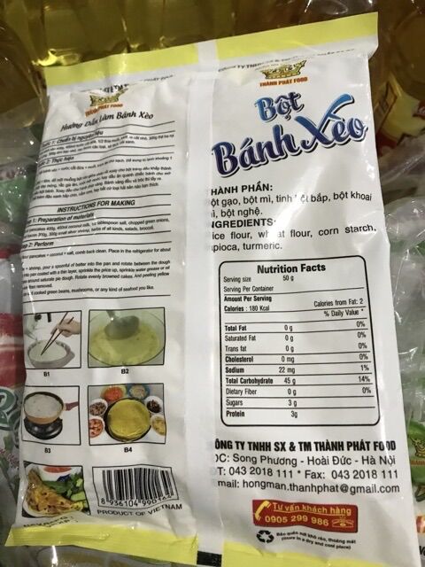 Bột bánh xèo thơm ngon gói 400g