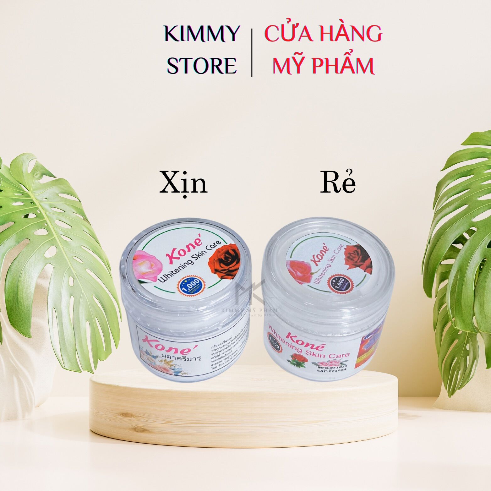 Lẻ hủ 30g kem kích trắng Kone Thái