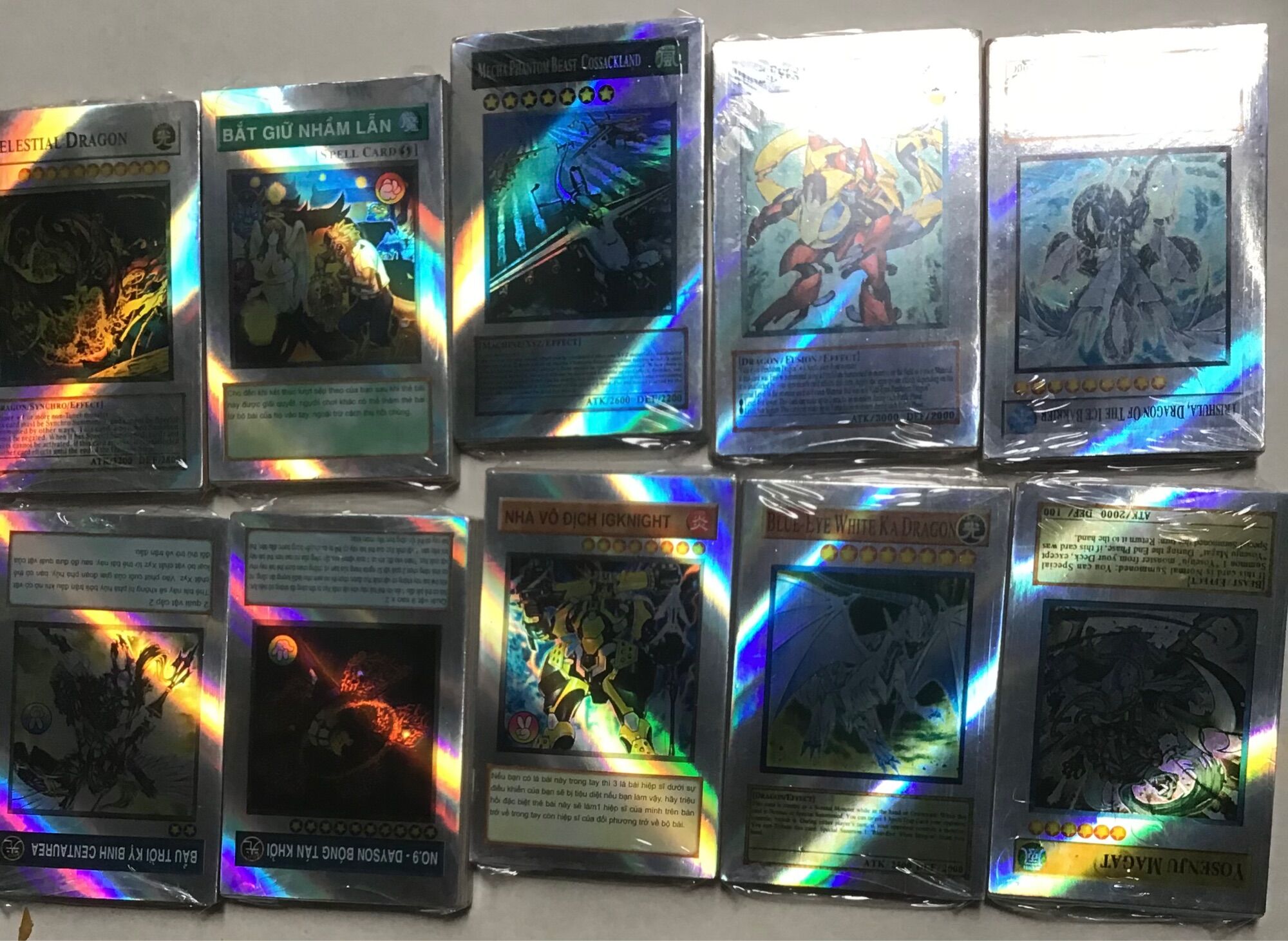 Bộ 10 xấp bài yogioh