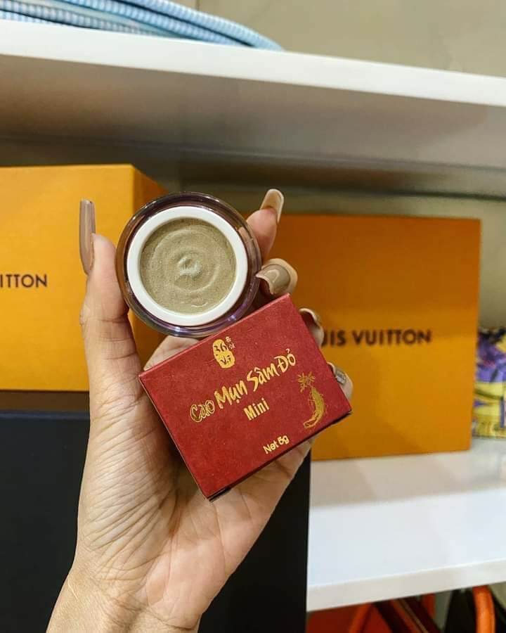 Cao Mụn Sâm đỏ hết mụn, nám, tàn nhang hộp 5gr