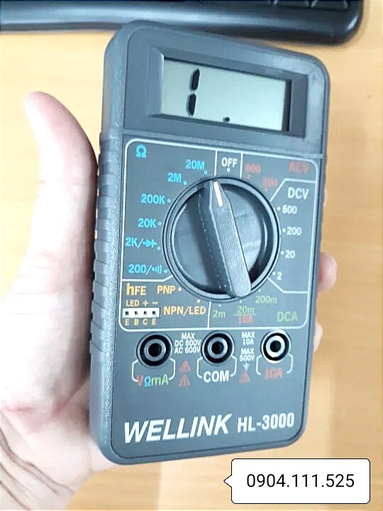 ĐỒNG HỒ VẠN NĂNG BỎ TÚI WELLINK HL-3000