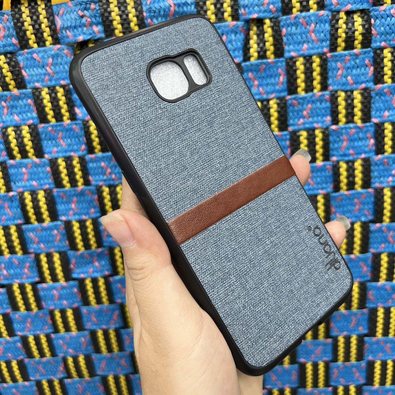 Case Ốp lưng Samsung S7 edge dẻo kiểu vải chống trầy xước siêu bền bỉ
