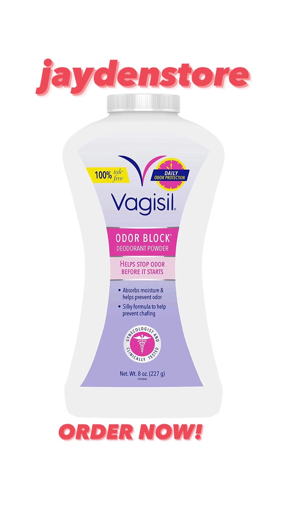 Phấn rôm dành cho vùng phụ khoa vagisil