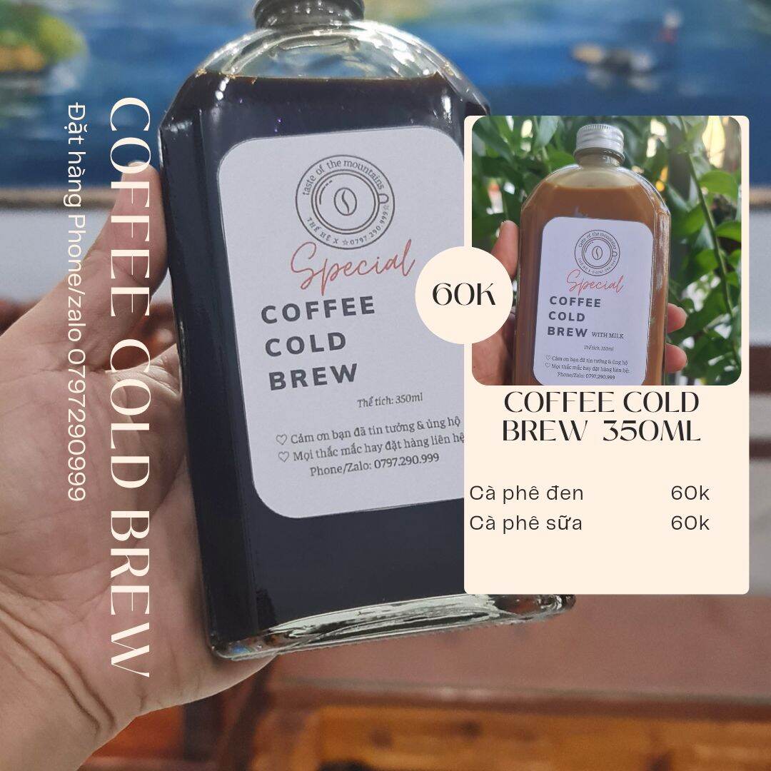 Cà phê đen đóng chai 350ml