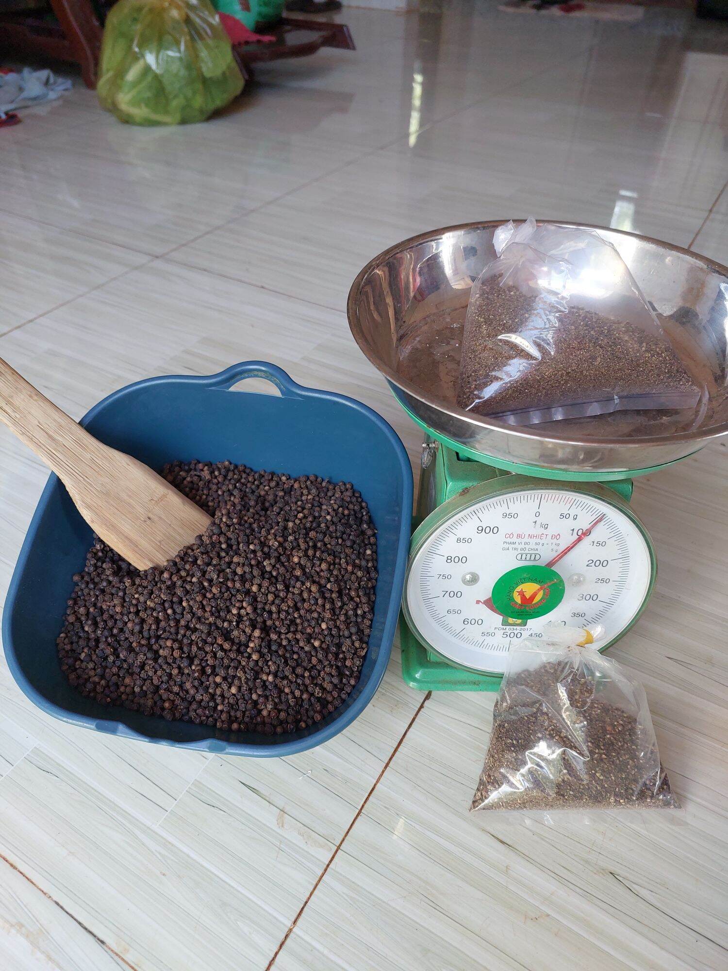 Hạt tiêu Bình Phước, Tiêu khô