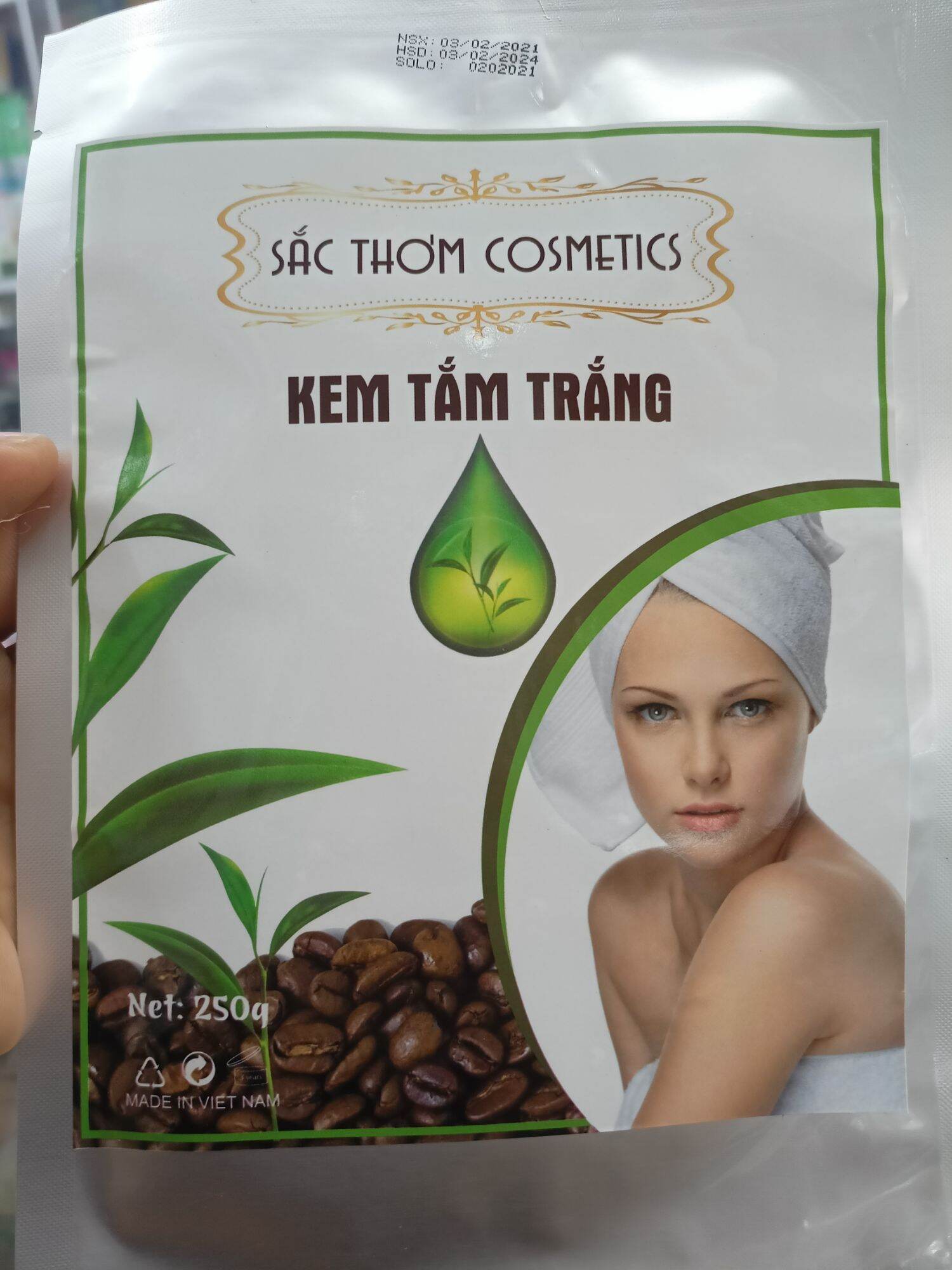 Tắm trắng cafe bật tông sau lần đầu sử dụng