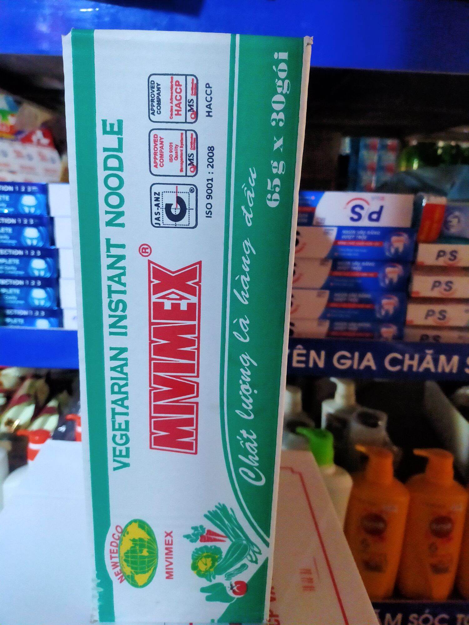Mì chay Thập Cẩm (65g), thùng 30 gói