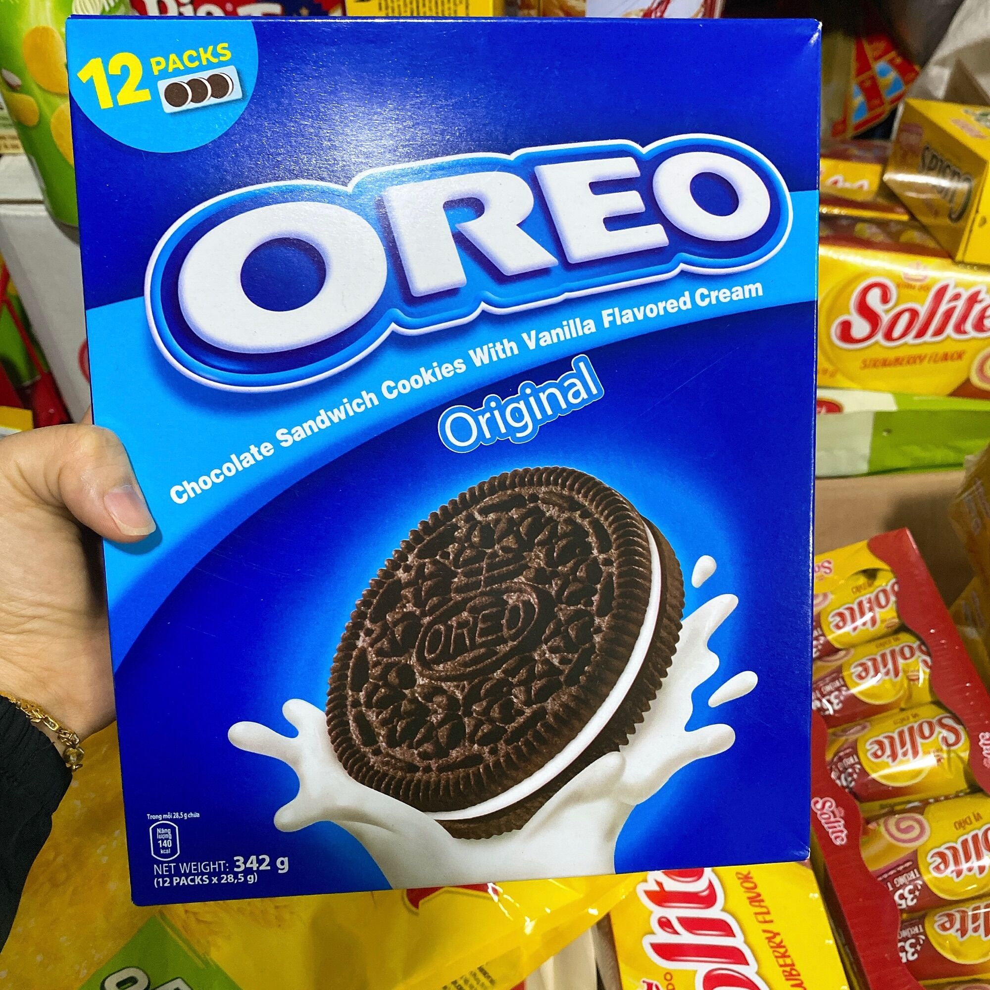 BÁNH QUY VANI OREO  342G ( HỘP 12c x 28,5G )
