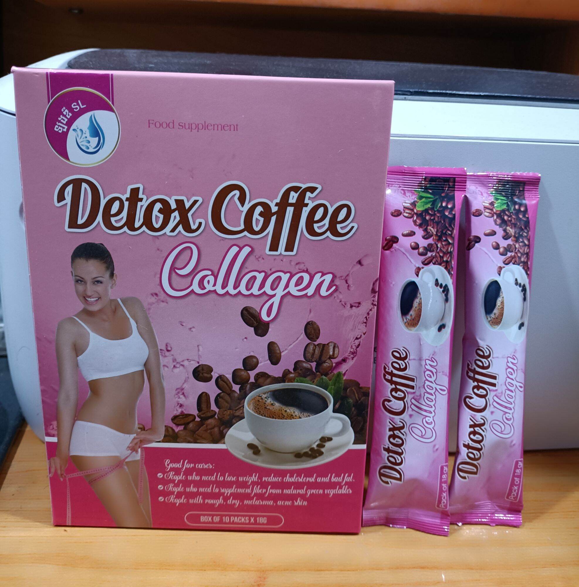 Detox coffe collagen giảm cân giá rẻ