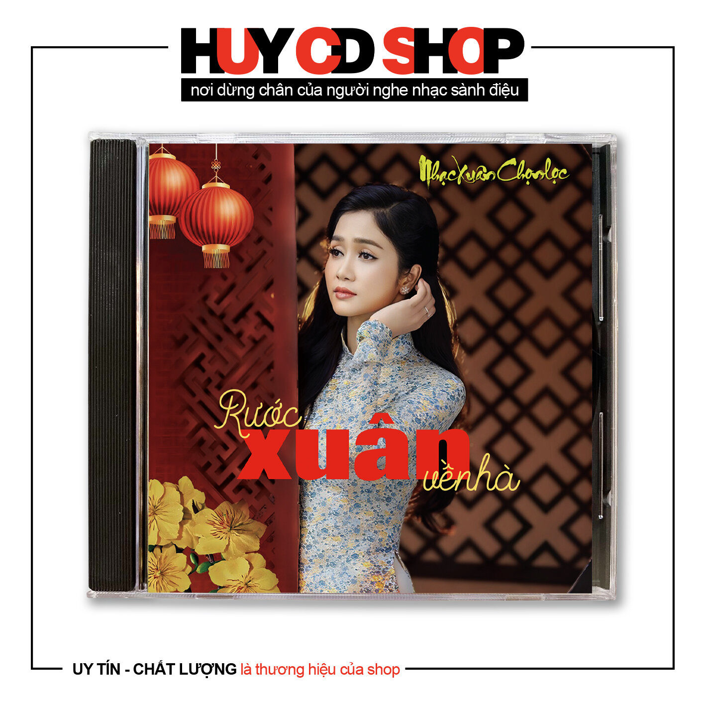 Đĩa CD Rước xuân về nhà Nhạc vàng trữ tình Bolero Đĩa lòng Trắng Chất Lượng cao Âm Thanh chuẩn HUY CD SHOP