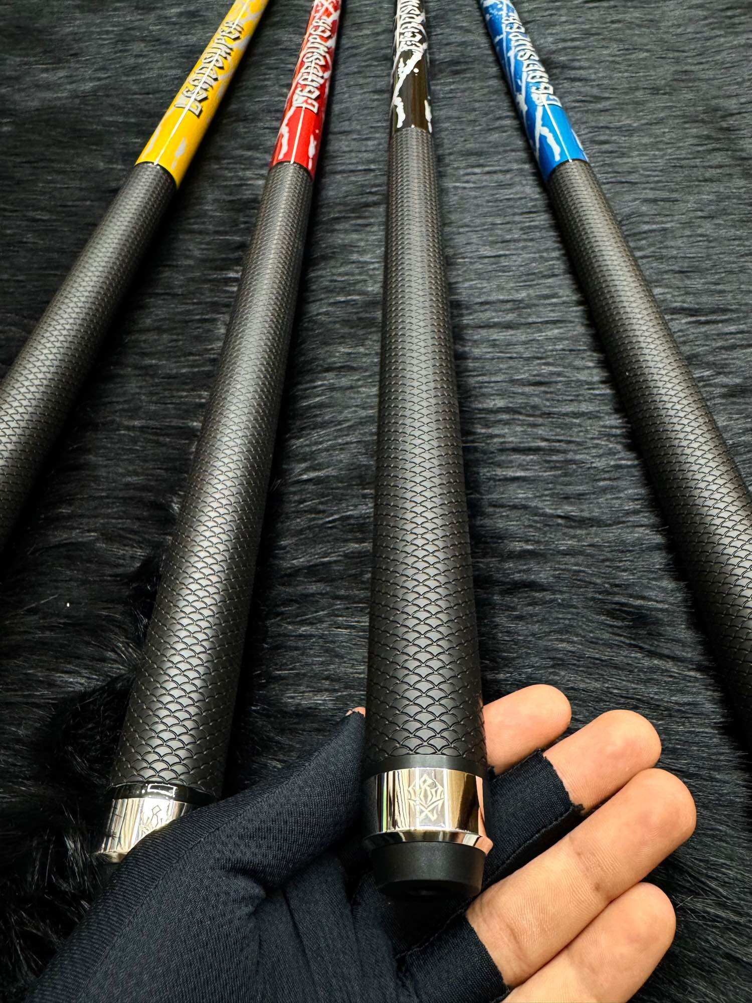 Combo Cơ/Gậy Bida Lỗ/Pool Ngọn Full Carbon Leadsuper Series 2 (Tặng Kèm Full Phụ Kiện)