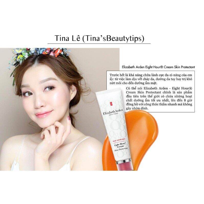 Son Dưỡng Elizabeth Arden Eight Hour Cream Lip Protectant Stick và kem dưỡng đa năng Eight hour cream protectant