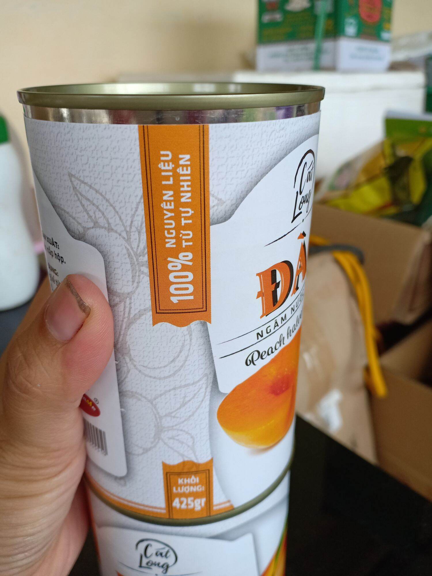 Đào ngâm miếng 425gr