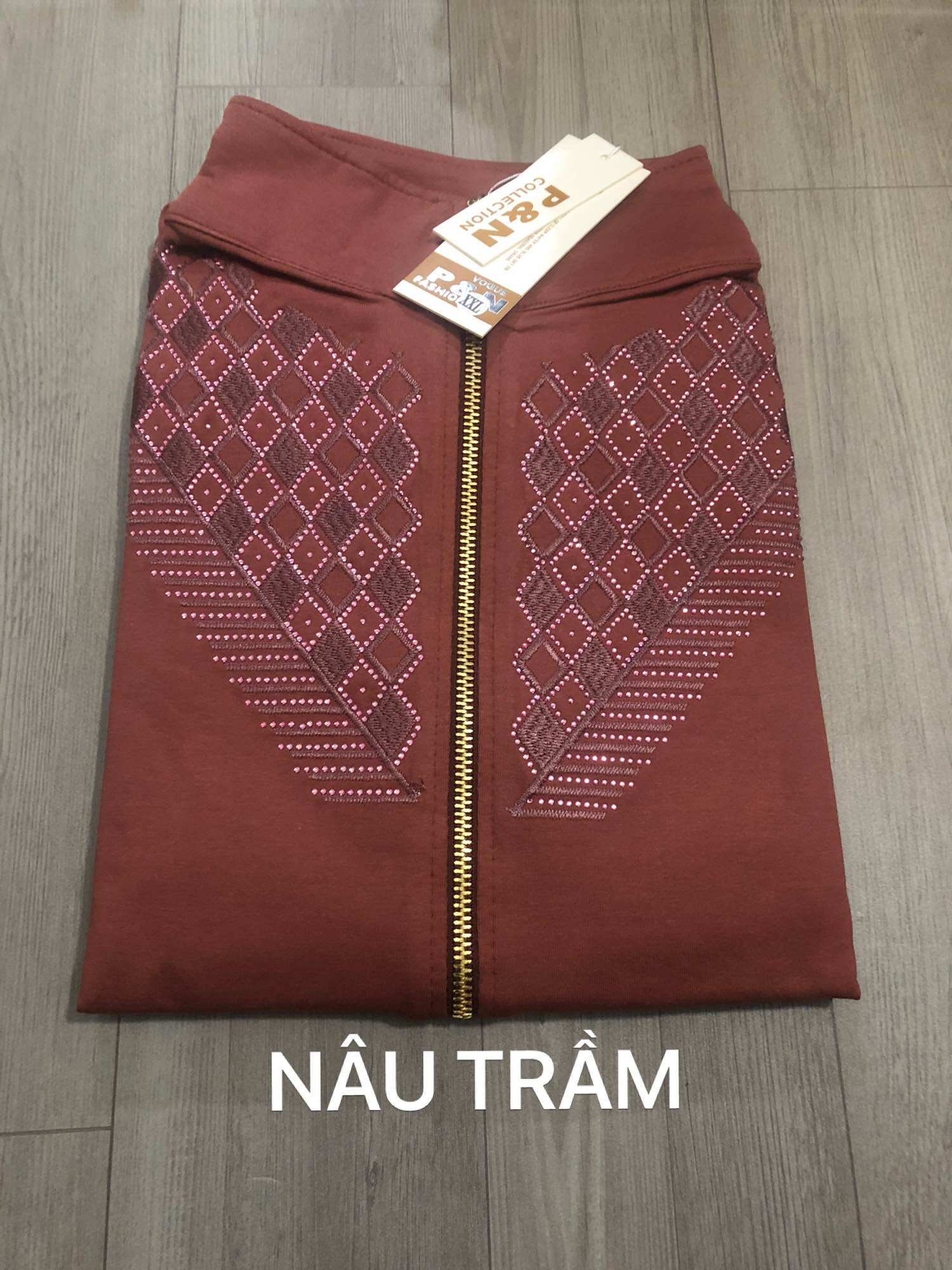 Áo khoác thun trung niên cao cấp