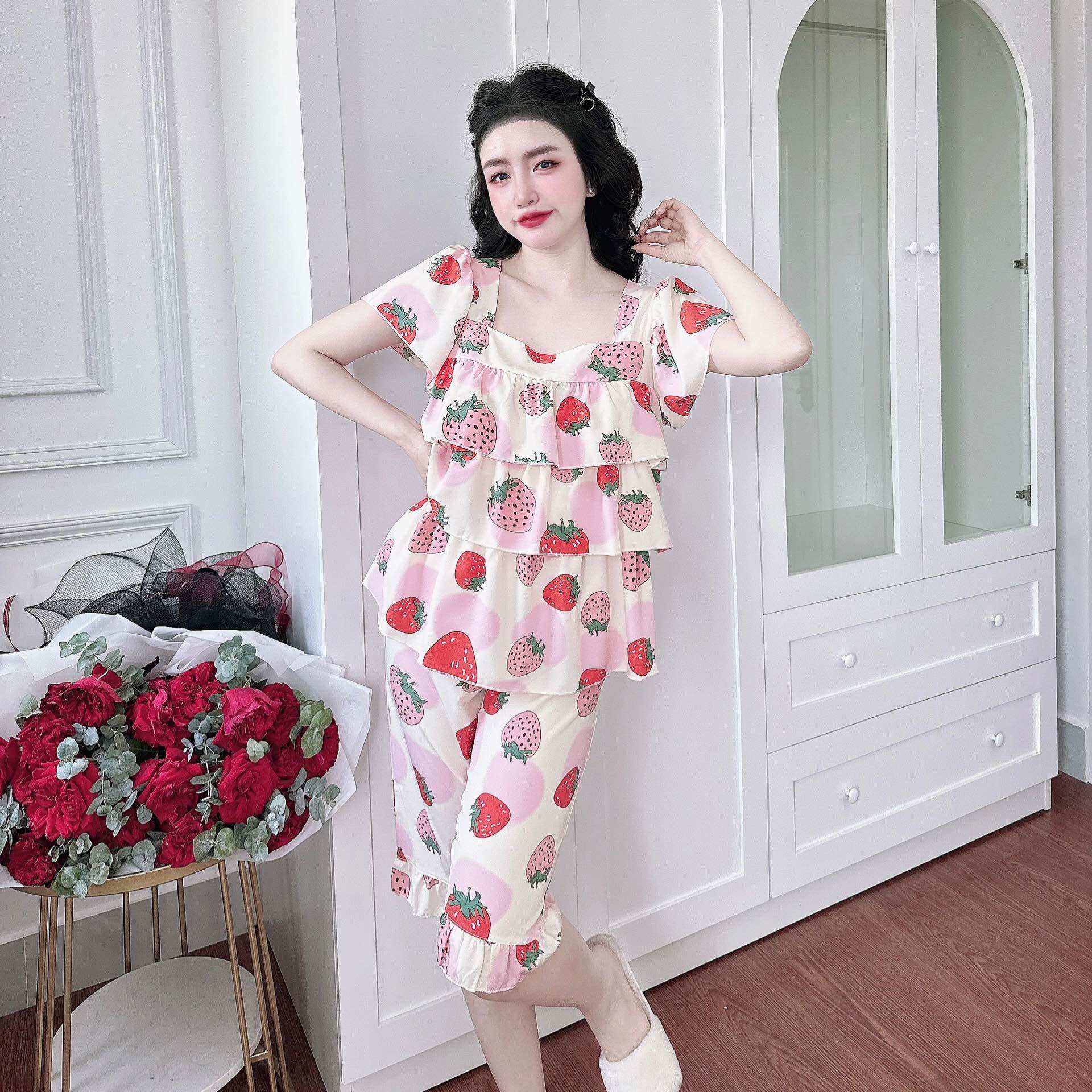 Đồ Bộ Bigsize 50-100kg Lụa Nhật Cao Cấp - Chất mát, Form Bigsize, Hot Trend