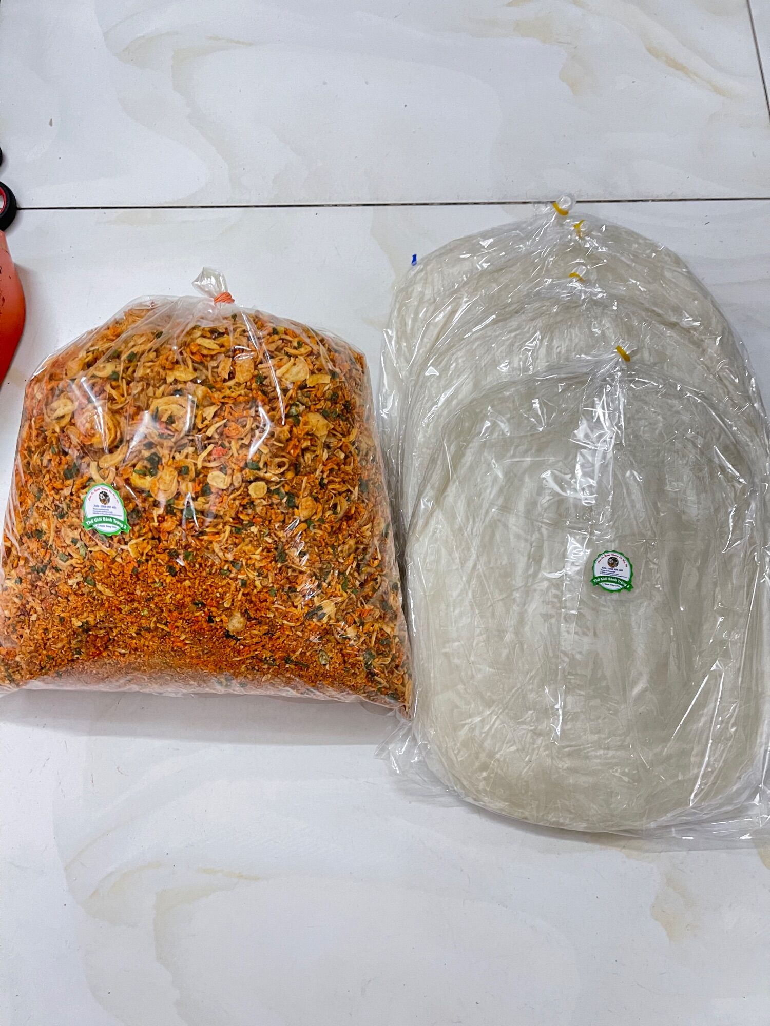 Combo 1kg phơi sương + 500gr muối ruốc hành phi