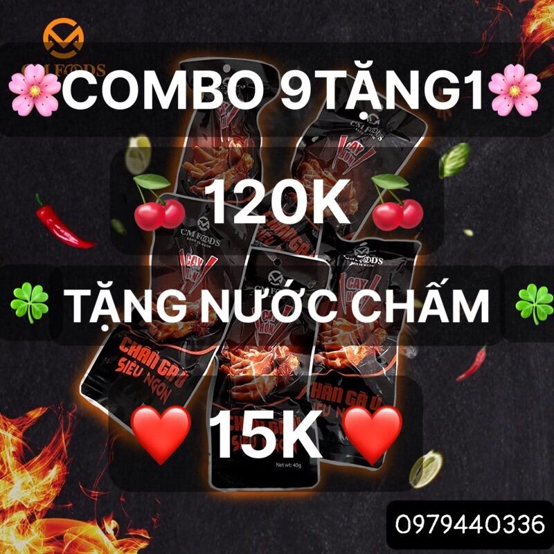 CHÂN GÀ Ủ VỊ VIỆT NAM Chân gà 45G CMFoods Siêu To Vị Cay Vị Cay Hơn