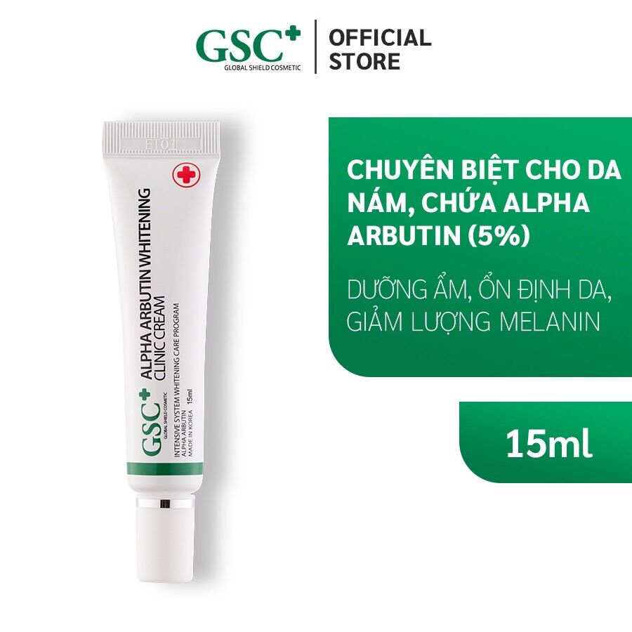 Kem giảm nám, trắng da chuyên sâu gsc+