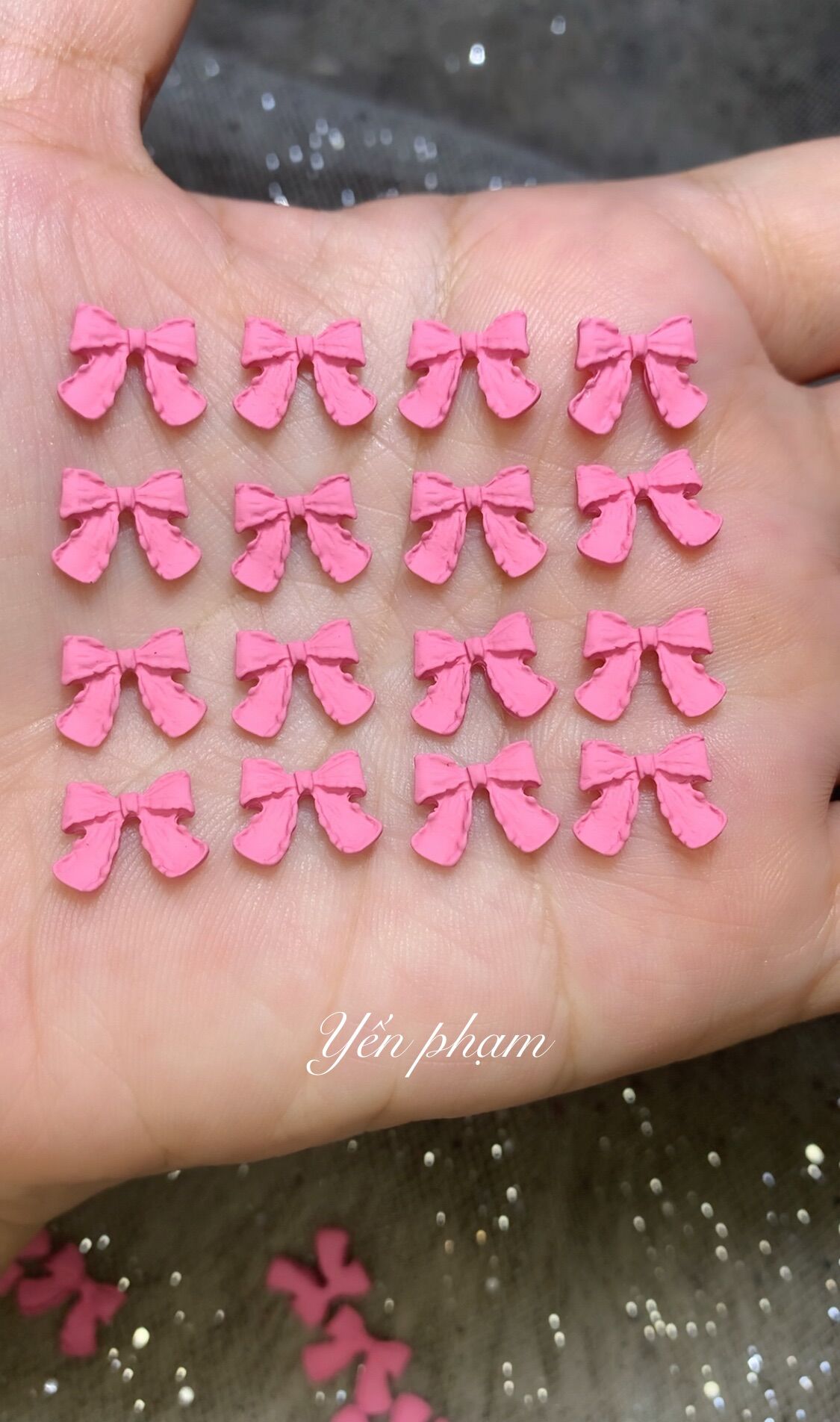 Charm nơ trang trí móng - giá 1 nơ