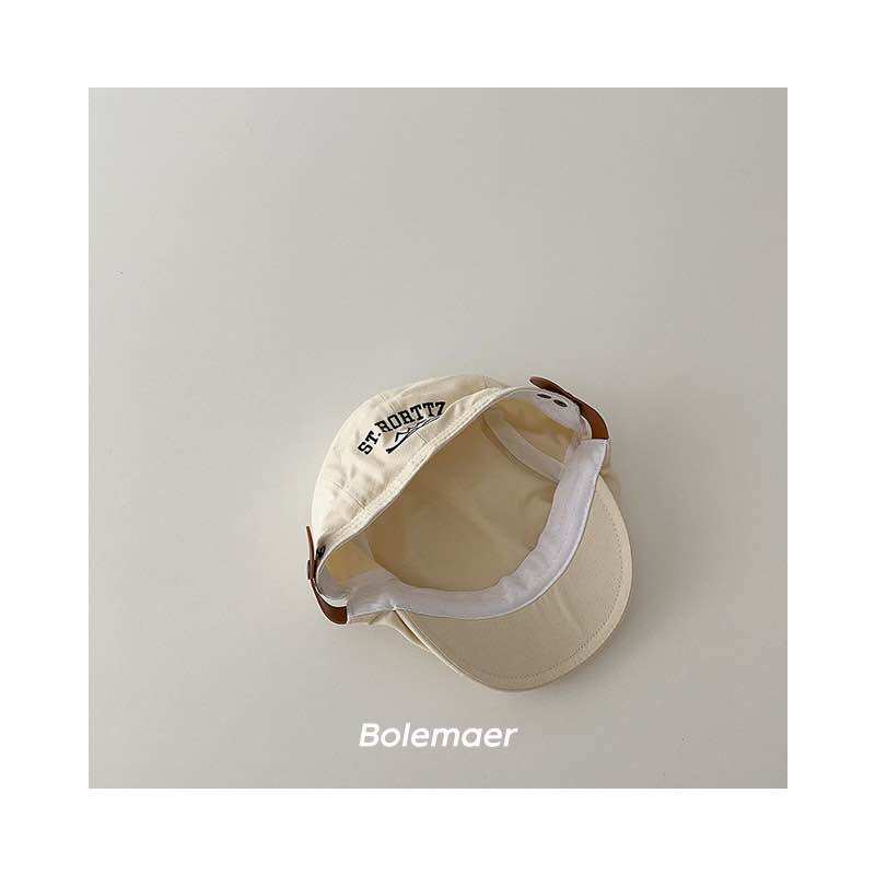 Mũ beret vải kaki style retro cho bé (52cm)