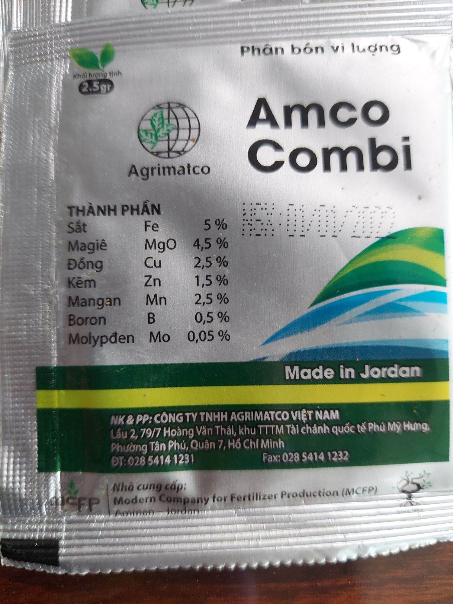 Amco Combi   gói 2.5g combo 3 gói