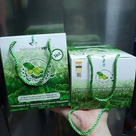 [HCM]Cafe xanh hộp lớn (30 gói )