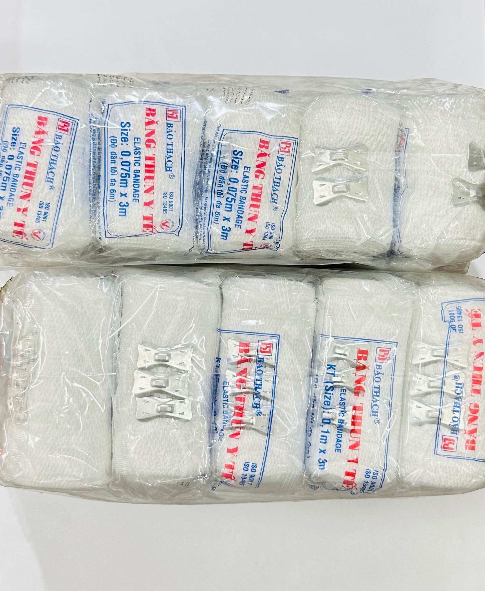 Băng thun y tế Bảo Thạch 3 móc