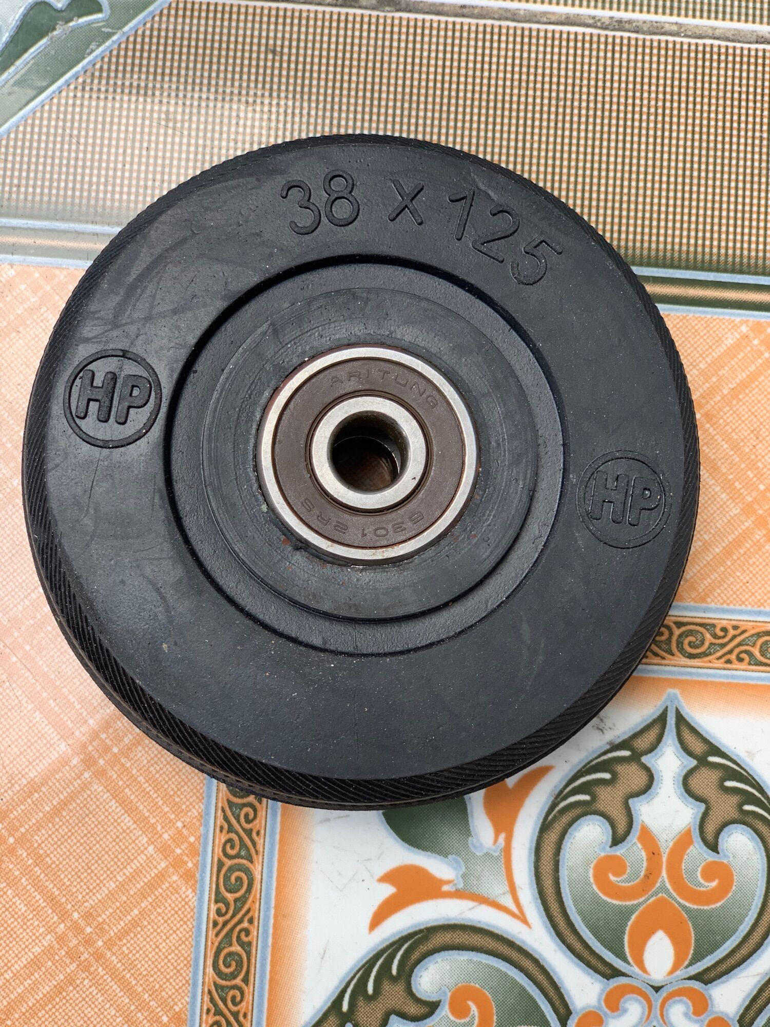 Bánh xe cao su 100 phi 125 và phi 150