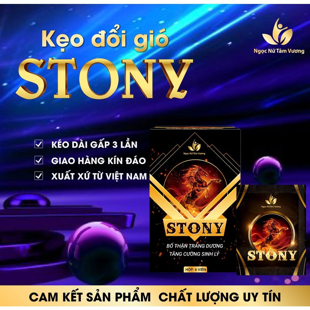 KẸO ĐỔI GIÓ STONY hộp 8v